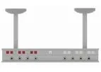 Megasan - Model MG-YOYA-A - Aluminum Rail Horizontal Intensive Care Unit