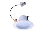 LightingX - Model DK4-10W/8/827-D-120-W/B - 4 Inch - 10W Downlight Kit