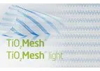 BioCer - Model TiO2Mesh and TiO2Mesh Light - Surgical Mesh Implant
