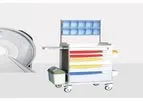 Hhao Technology - Model HO-M05A - MRI Compatible Anesthesia Cart with Accessory Package, Five Drawers