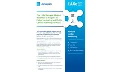 LifeSignals - Model 1AXe - Wearable Medical Biosensor - Brochure