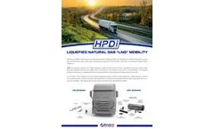 Westport - Model LNG HPDI - High Pressure Direct Injection Technology - Brochure