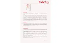 PolyMem - Model Regular - Non-Adhesive Pad - Brochure