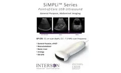 SiMPLi™ Series Point-of-Care USB Ultrasound Device - Brochure