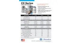 IC Biomedical - Model CX Series - Vapor (Dry) Shippers - Brochure