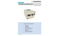 Contronics - Model HU-65 - Ultrasonic Humidifier - Brochure
