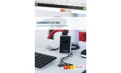 Cardiovit - Model CS-104 - Exercise ECG Integrated System - Brochure