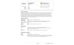 Stemcell - Model IL-2 (CHO-expressed) - Human Recombinant- Brochure