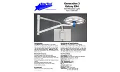 Galaxy - Model 8x4 - Wall Mounted Light - Brochure