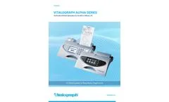 Alpha - Highly Portable Lightweight Spirometer - Brochure