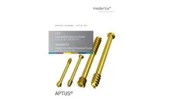 SpeedTip - Model CCS 1.7, 2.2, 3.0, 4.0, 5.0, 7.0 - Cannulated Compression Screws - Brochure