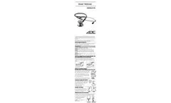 Adscope - Model 615 - Platinum Clinician Stethoscope - Brochure