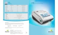 EDAN - Model i15 - Blood Gas and Chemistry Analyzer - Datasheet