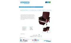 Model 7150 and 7155 - Bariatric Patient Room Seating - Brochure
