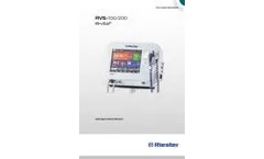 Riester - Model RVS 100 - Advanced Vital Signs Monitor - Brochure