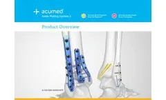 Acumed - Model 3 - Ankle Plating System - Brochure