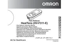 OMRON HeatTens - Model HV-F311-E - Pain Reliever - Manual