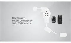 How to Apply Bittium OmegaSnap 3-CH ECG Electrode? - Video