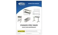 /MAC Medical - Instrument Tables - Manual
