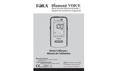 Blood Glucose Measurement Methods Diamond VOICE (DM20) - Brochure