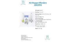 Bio-Med - Model 2003FFH - Pediatric Blender - Brochure