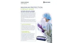 Halyard - Purple Nitrile Exam Glove - Brochure