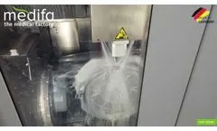Production housing of the operating light medifa H!Light - Video
