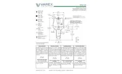 Varex RAD-34 Rotating Anode X-Ray Tube Datasheet