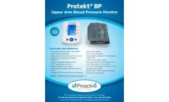 Proactive Protekt - Model BP PMDBPA - Upper Arm Blood Pressure Monitor - Brochure