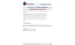 PVS - Model TOW100 - Alcohol-Based Disinfectant Multi-Purpose Wipes - Datasheet