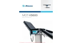 Mizuho OSI - Model MOT-VS600 - Slide Top Operating Table - Brochure