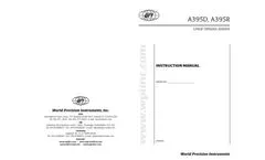 SYS-A395D - Linear Stimulus Isolator Instruction Manual