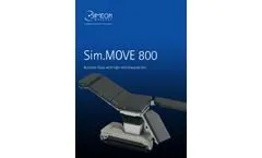 SIMEON - Model Sim.MOVE 800 - Mobile Operating Table - Brochure