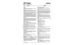 Cobas - Model t 411 - Coagulation Analyzer - Brochure