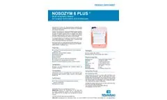 Nosozym - Model 6 Plus - Multi Enzymatic Detergent for Surgical Instruments and Endoscopes - Brochure