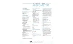 GSI AudioStar - Model Pro - Clinical Audiometer - Datasheet