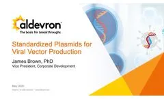 Standardized Plasmids for Viral Vector Production - James Brown, Ph.D. - Video