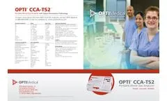 OPTI - Model CCA-TS2 - Blood Gas and Electrolyte Analyzer Brochure