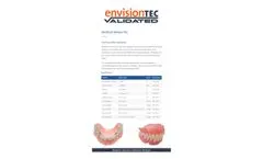 EnvisionTEC NextDent - Model Denture 3D+ - Validated Materials - Brochure