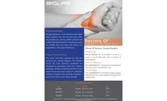 BioLab - Model Restore GF - Amniotic Liquid Allograft Brochure