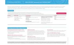 MSK-ACCESS powered with SOPHiA DDM - Datasheet