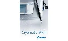Keeler Cryomatic - Model II Cryo - Console for Cryopexy Treatment of Retinal Detachments - Brochure