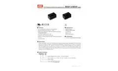 MW - Model MDS01 & MDD01 series - 1W SIP Package DC-DC Medical Grade Unregulated Converter - Datasheet