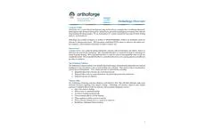 Orthoforge Overview - Brochure