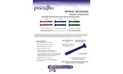 Mini-Monster - Solid Screw System - Brochure