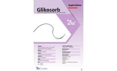 Glikosorb - Model PGA - Absorbable Surgical Suture - Brochure