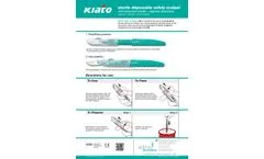 Kiato - Safety Scalpels - Datasheet