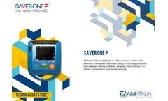 Saver One - Model P - AED Defibrillator with ECG Monitoring Brochure