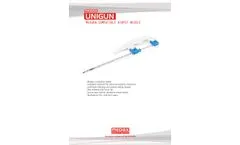 Medax - Model Medgun - Compatible Biopsy Needle - Brochure