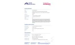 Medix Biochemica - Model Anti-hCG beta 5006 SP-5 - Antibodies - Datasheet
